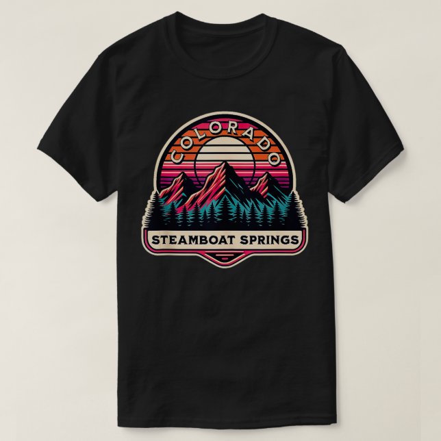 Steamboat Springs  1  T-Shirt (Design Front)
