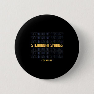 Steamboat Springs Colorado _1 6 Cm Round Badge