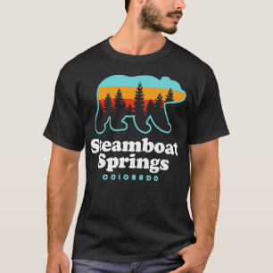 Steamboat Springs Colorado Bear Mountain Skiing T-Shirt
