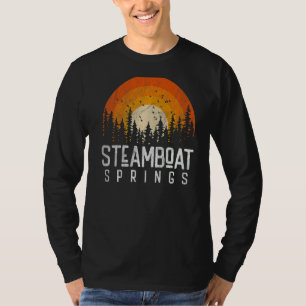 Steamboat Springs Colorado CO Retro Style Vintage T-Shirt
