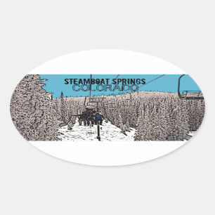 Steamboat Springs Colorado day on the lift sticker