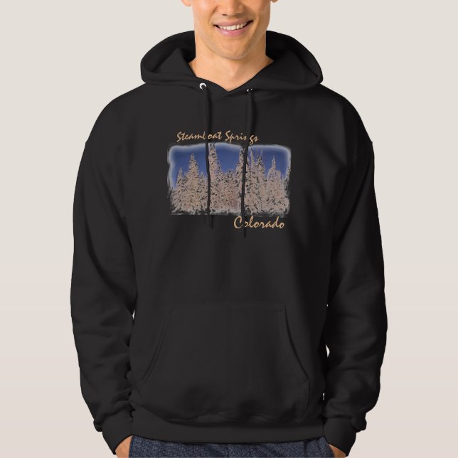 Steamboat Springs Colorado hoodie (Front)