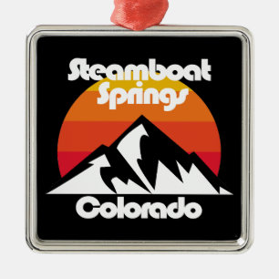 Steamboat Springs,Colorado Metal Ornament