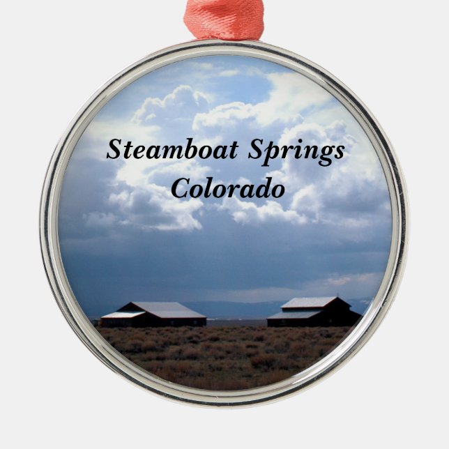 Steamboat Springs, Colorado Metal Ornament (Front)