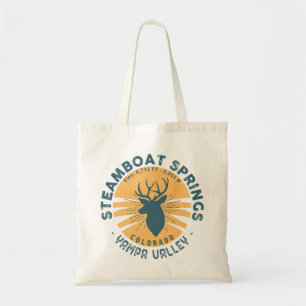 Steamboat Springs Colorado Mountain Camping Hiking Tote Bag