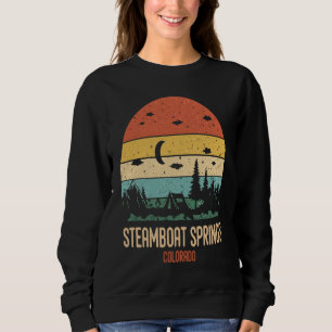 Steamboat Springs Colorado Mountains Hiking Vintag Sweatshirt