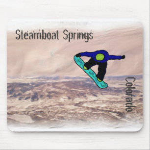 Steamboat Springs Colorado mousepad