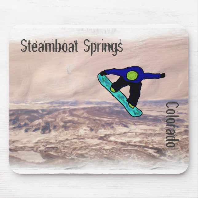 Steamboat Springs Colorado mousepad (Front)