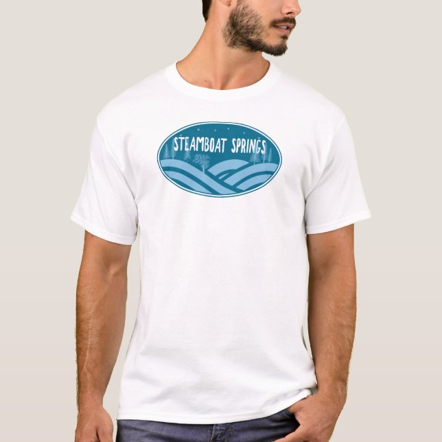 Steamboat Springs Colorado Outdoors T-Shirt (Front)