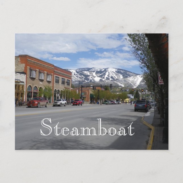 Steamboat Springs Colorado Postcard (Front)