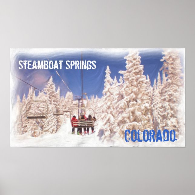 Steamboat Springs Colorado poster (Front)