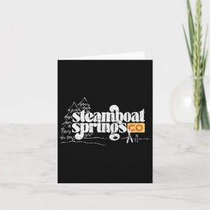 Steamboat Springs Colorado Ski Snowboard Winter Sp Card