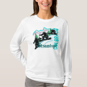 Steamboat Springs Colorado snowboard hoodie T-Shirt