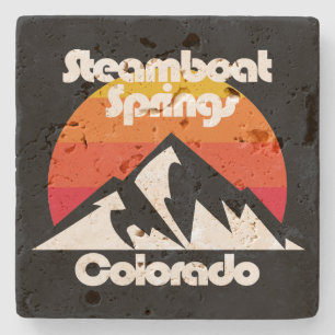 Steamboat Springs,Colorado Stone Coaster