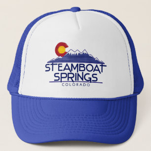 Steamboat Springs Colorado wood mountains hat