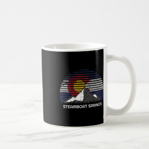 Steamboat Springs, Colorado X Co Flag Mtn Top Coffee Mug
