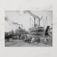 Steamboats at Vicksburg, 1910