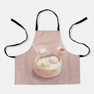 Steamed Bao Buns with Tea Apron