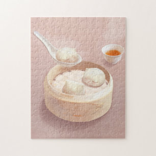 Steamed Bao Buns with Tea Jigsaw Puzzle