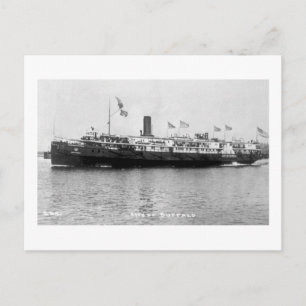 Steamer City of Buffalo - Louis Pesha Photo Postcard