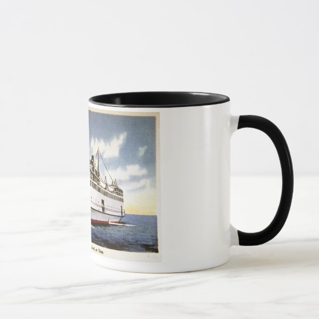 Steamer Naushon, Nantucket Steamboat Line, Mass. Mug (Right)
