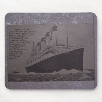 steamer titanic mouse pad