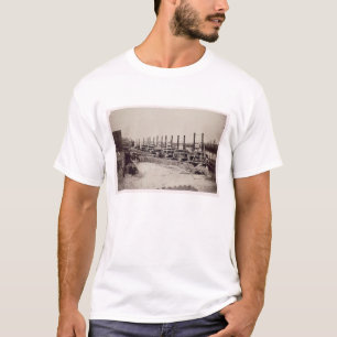 Steamers on the Mississippi (b/w photo) T-Shirt