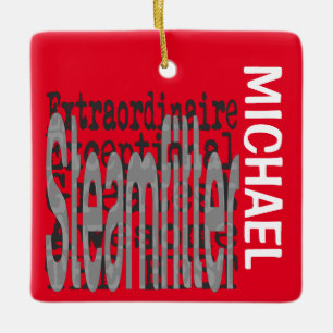 Steamfitter Extraordinaire CUSTOM Ceramic Ornament
