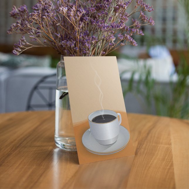 Steaming Hot Coffee Invitation (Creator Uploaded)