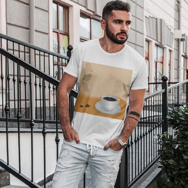 Steaming Hot Coffee T-Shirt (Creator Uploaded)