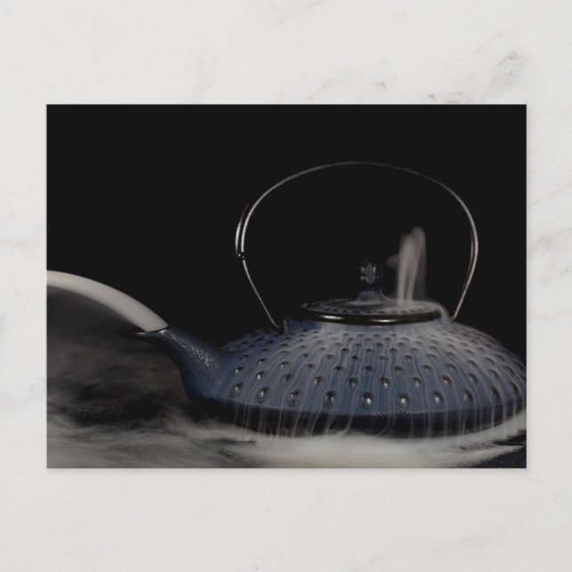 Steaming Tea Pot Postcard (Front)