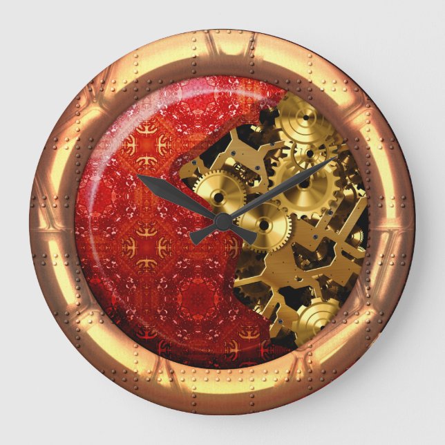 Steampunk 12A Wall Clock Options (Front)