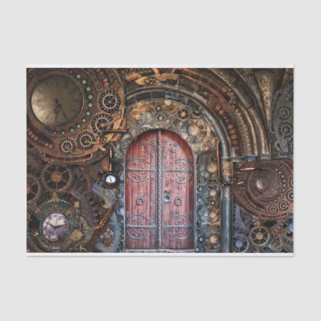 Steampunk 17 tissue paper (Front)