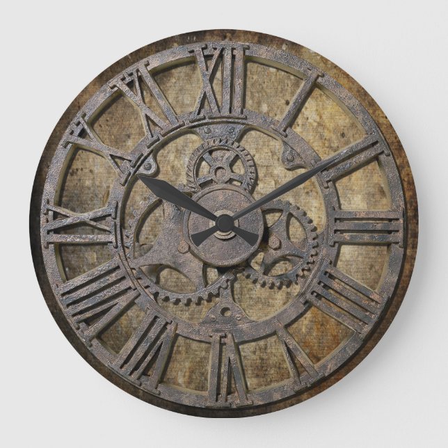 Steampunk 1 large clock (Front)