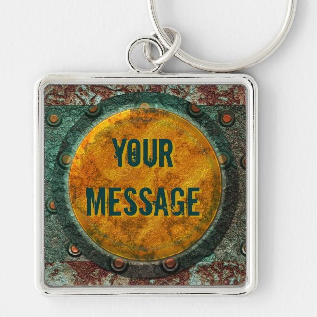 Steampunk 1A Keychain (Front)