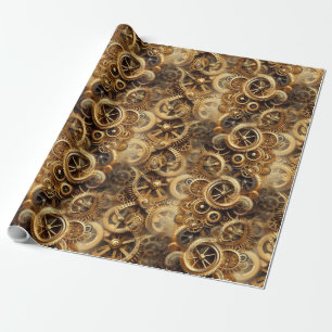 Steampunk 27A1 Wrapping Paper