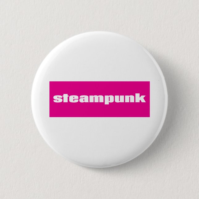 Steampunk 6 Cm Round Badge (Front)