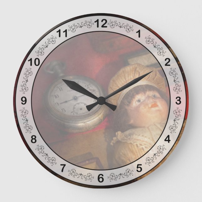 Steampunk - 9-14 large clock (Front)