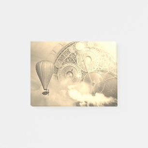 Steampunk Airship Post-it Notes