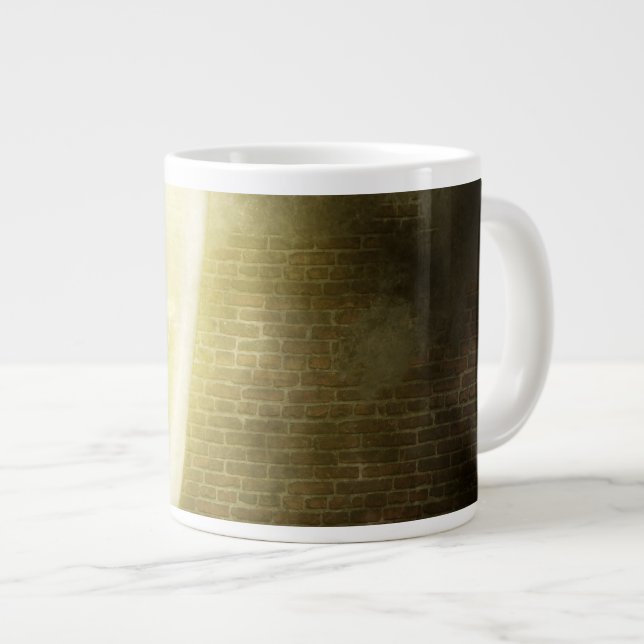 Steampunk - Alphabet - L is for Light Bulb Large Coffee Mug (Front Right)