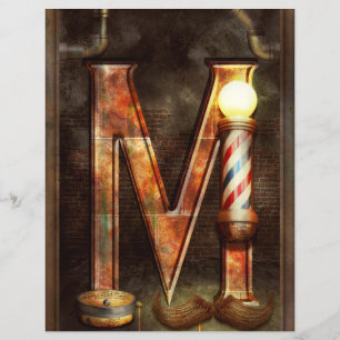 Steampunk - Alphabet - M is for Moustache Flyer
