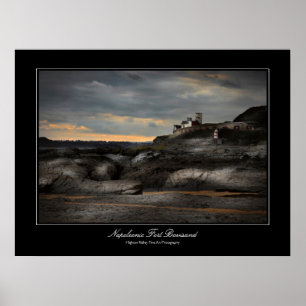 Steampunk and Burtonesque Napoleonic Fort Bovisand Poster