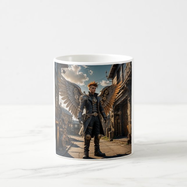 Steampunk Angel  Coffee Mug (Center)