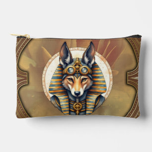 Steampunk Anubis Fox Portrait Accessory Pouch