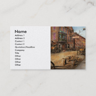 Steampunk - Archibald McLeish's Vulcan Iron Works Business Card