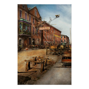 Steampunk - Archibald McLeish's Vulcan Iron Works Poster