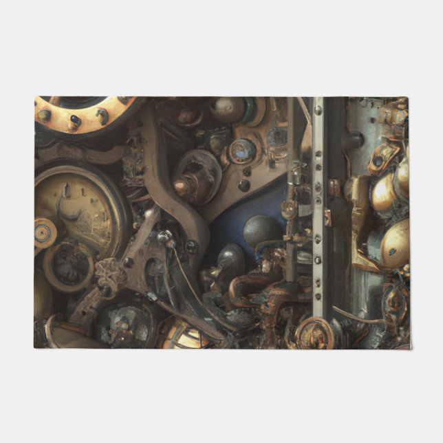 Steampunk Art Doormat (Front)