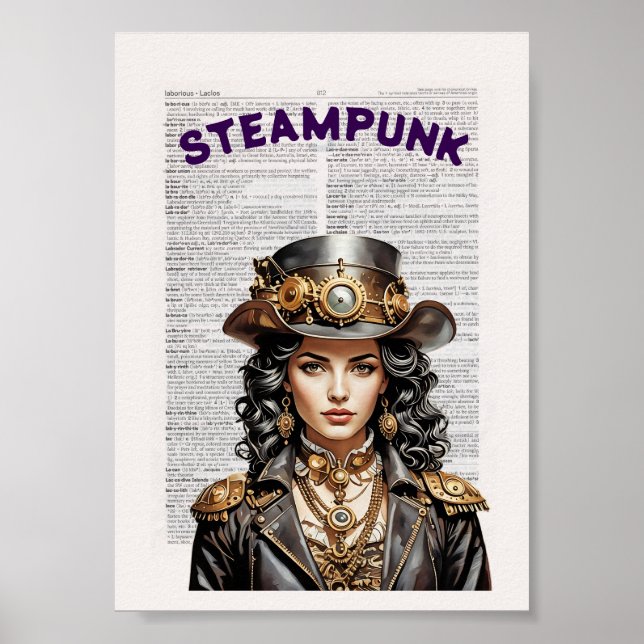 STEAMPUNK -----ART print (Front)