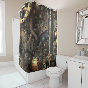 Steampunk Art Shower Curtain