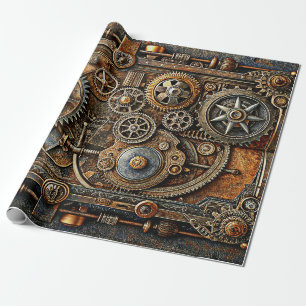 Steampunk Art Wrapping Paper